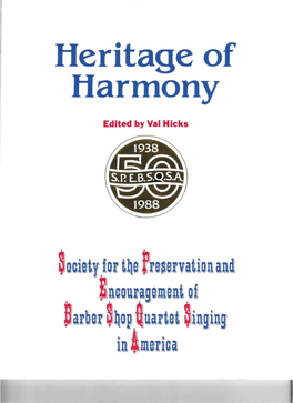 Heritage of Harmony