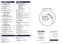 Takeaway Menu