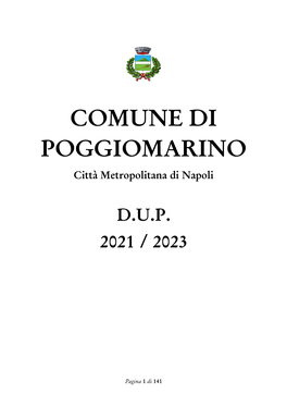 COMUNE DI POGGIOMARINO Città Metropolitana Di Napoli