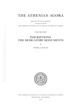 The Athenian Agora