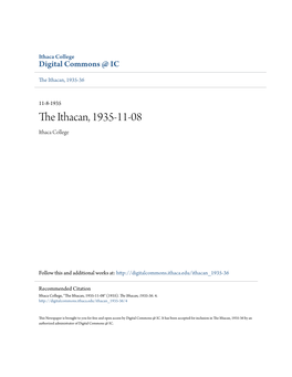 The Ithacan, 1935-11-08