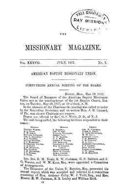 Missionary Magazine