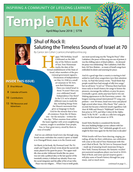 Templetalk April/May/June 2018 | 5778