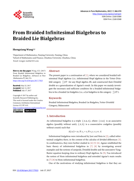 From Braided Infinitesimal Bialgebras to Braided Lie Bialgebras