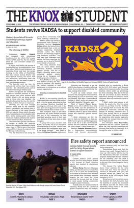 Students Revive KADSA to Support Disabled Community Students Hope Club Will Be Outlet Greater Knox Community Talk About Disability,” Elswick Said