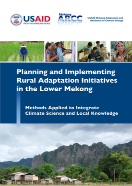 Planning and Implementing Rural Adaptation Initiatives in the Lower Mekong