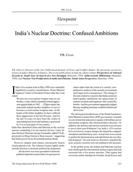 India's Nuclear Doctrine