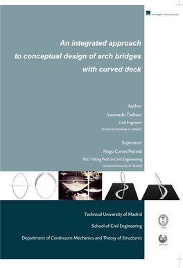 An Integrated Approach to Conceptual Design of Arch Bridges with Curved Deck