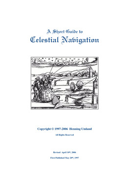 Celestial Navigation