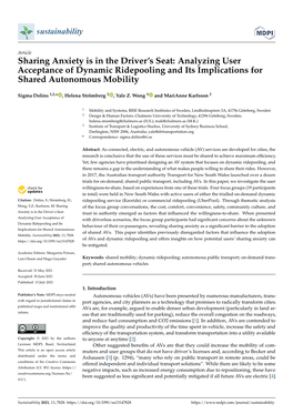Analyzing User Acceptance of Dynamic Ridepooling and Its Implications for Shared Autonomous Mobility