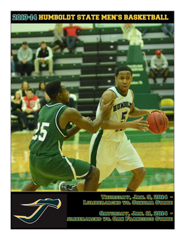 2013-14 Humboldt State Men's Basketball