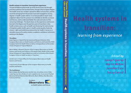 Health Systems in Transition: Learning from Experience