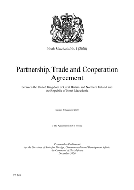 Partnership, Trade and Cooperation Agreement