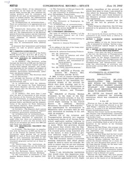 Congressional Record—Senate S5712