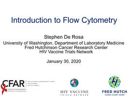 Introduction to Flow Cytometry