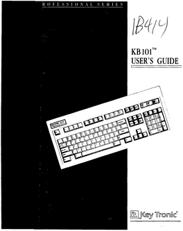 Kb 101 User's Guide