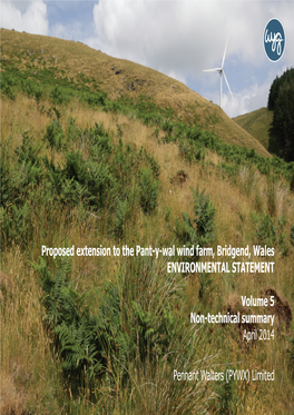 Environmental Statement: Volume 5 Non-Technical Summary | April 2014