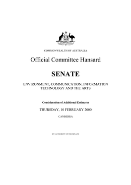 Official Committee Hansard