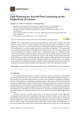 Path Planning for Aircraft Fleet Launching on the Flight Deck of Carriers