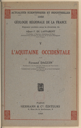 L'aquitaine Occidentale