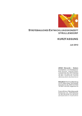 Städtebauliches Entwicklungskonzept Strullendorf