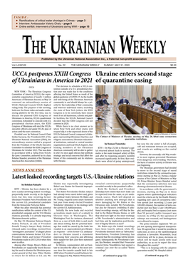 The Ukrainian Weekly, 2020