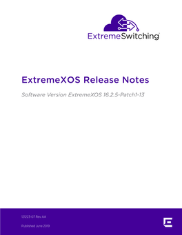 Extremexos Release Notes