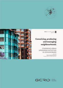 Conceiving, Producing and Managing Neighbourhoods