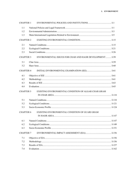 Chapter 1 Environmental Policies and Institutions