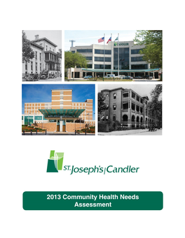 St. Joseph's/Candler 2013 Community Health Needs Assessment