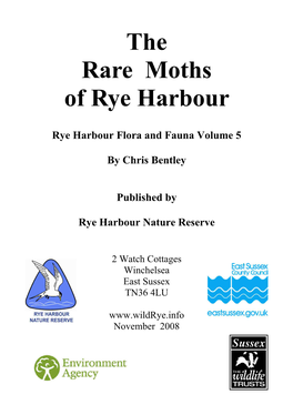 Rare Moth Report