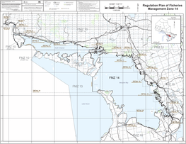 Regulation Plan Map of Fisheries Management Zone 14