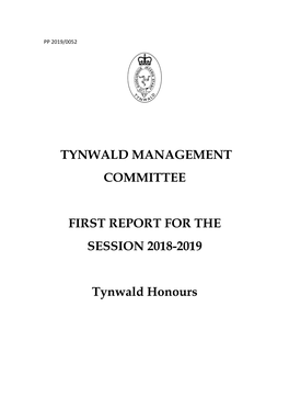 Committee Report Template