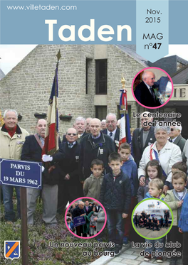 Bulletin Municipal N°47 Novembre 2015