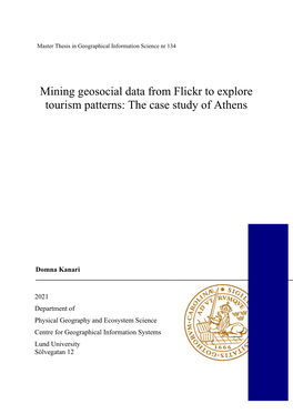 Mining Geosocial Data from Flickr to Explore