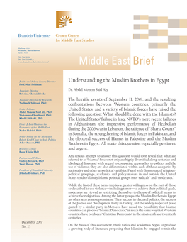 READ Middle East Brief 23