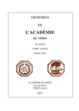 L'académie Des Sciences Morales Et Politiques