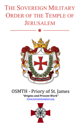 The Sovereign Military Order of the Temple of Jerusalem