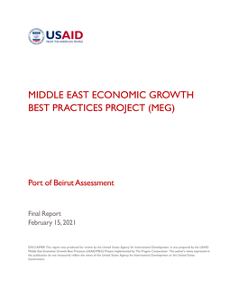 Port of Beirut Assessment (Extended)