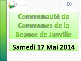 Communauté De Communes De La Beauce De Janville Composée De 15 Communes