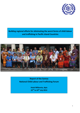 Report of the Samoa National Child Labour and Trafficking Forum