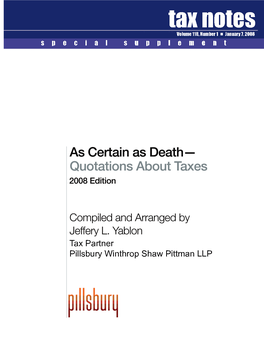 Tax Notes Cover.Qxd