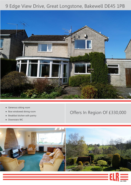 9 Edge View Drive, Great Longstone, Bakewell DE45 1PB