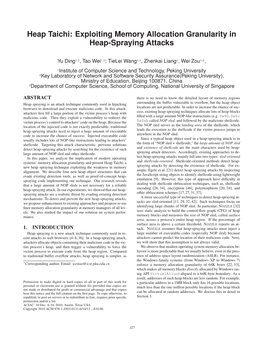 Exploiting Memory Allocation Granularity in Heap-Spraying Attacks