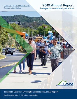 2019 Annual Report Transportation Dollars Transportation Authority of Marin