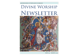 Divine Worship Newsletter