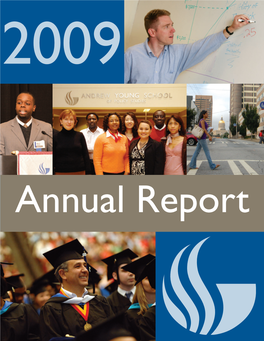 2009 Annu a L Repo R T Andrew Young School of Policy Studies