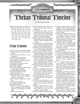 Theban Tribunal Timeline by Chris Jensen-Romer
