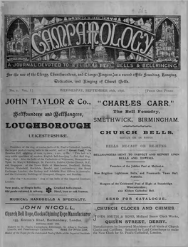 Campanology No 1