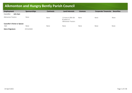 Alkmonton and Hungry Bently Parish Council